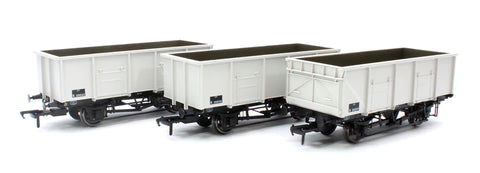 Accurascale 1088 OO Gauge BR 21T MDO Mineral Wagon BR Grey Pre-TOPS - Pack G