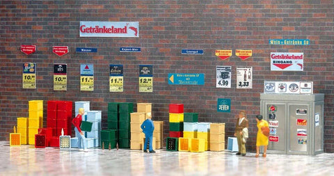 Busch 1134 HO Gauge Beverage Crates Kit