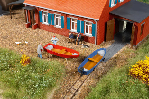 Auhagen 11476 HO/OO Gauge Boathouse with Slipway Kit