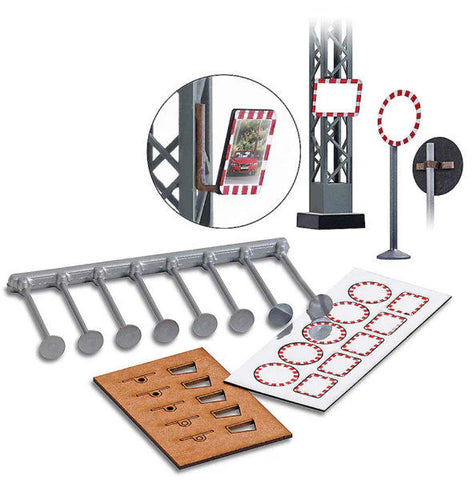 Busch 1147 HO/OO Gauge Railway Safety Mirror Set