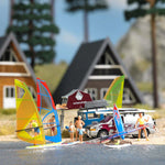 Busch 1156 HO/OO Gauge Windsurfer Set