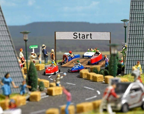 Busch 1159 HO/OO Gauge Soap Box Derby Race Kit
