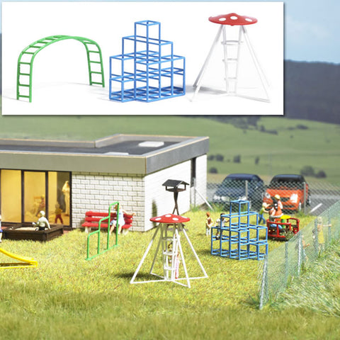 Busch 1164 HO/OO Gauge Playground Climbing Equipment Kit
