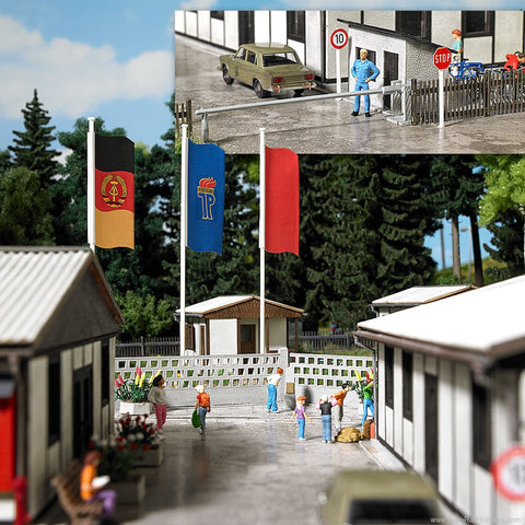 Busch 1175 HO/OO Gauge Summer Camp Accessory Set