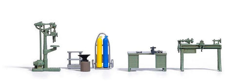 Busch 1185 HO/OO Gauge Workshop Equipment