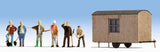 Noch 12010 HO/OO Gauge Construction Site Figure Set