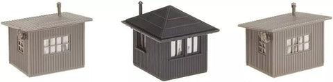Faller 120133 HO Gauge Drivers/Lineside Cabin (3) Kit