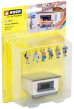 Noch 12020 HO/OO Gauge On the Platform Figure Set