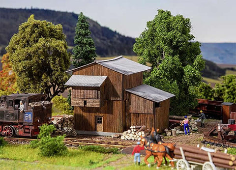 Faller 120270 HO/OO Gauge Murtal Timber Storage Shed Kit