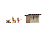 Noch 12036 HO/OO Gauge At the Pond Figure Set