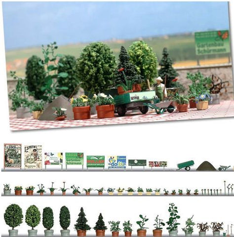 Busch 1211 HO/OO Gauge Garden Design Set