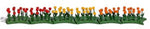 Busch 1242 HO/OO Gauge 70 Tulips
