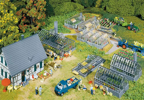 Faller 130253 HO/OO Gauge Garden Centre Kit II