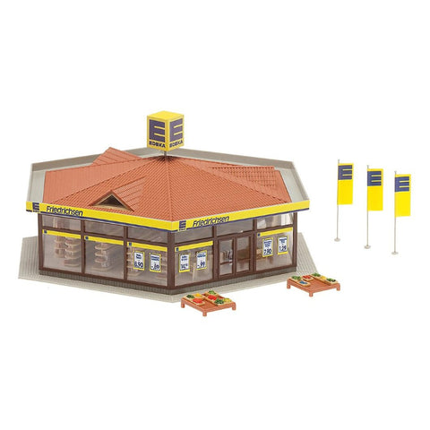 Faller 130342 HO/OO Gauge Edeka Local Mini Market Kit IV