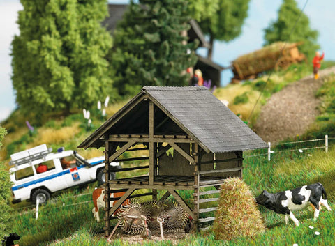 Busch 1383 HO/OO Gauge Drying House Kit