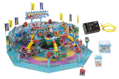 Faller 140426 HO/OO Gauge Octopussy Ride Fairground Kit with Motor IV
