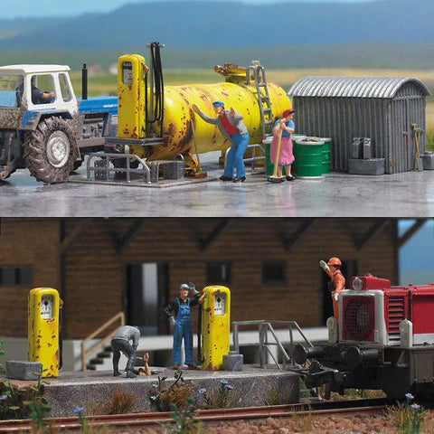 Busch 1413 HO/OO Gauge Diesel Service Station Kit
