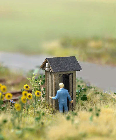 Busch 1428 HO/OO Gauge Wooden Telephone Booth Kit