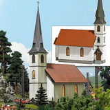 Busch 1430 HO/OO Gauge Wooden Church Kit