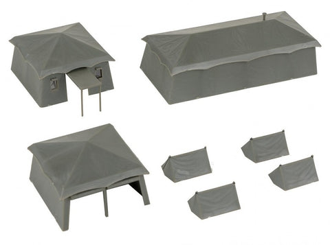 Faller 144108 HO/OO Gauge Military Base Military Tents (7) Kit V