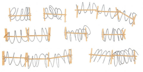 Faller 144122 HO/OO Gauge Military Barbed Wire (15) Kit V