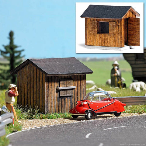 Busch 1459 HO/OO Gauge Garden/Security Shed Kit