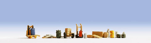Noch 14841 HO/OO Gauge Freight Yard Accessories Figure Set