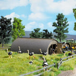 Busch 1513 HO/OO Gauge Round Roof Barn Kit