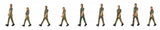 Faller 151750 HO/OO Gauge Soldiers In Step Figure Set