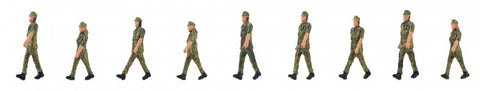 Faller 151750 HO/OO Gauge Soldiers In Step Figure Set