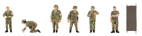 Faller 151752 HO/OO Gauge Soldiers In Medical Service Figure Set