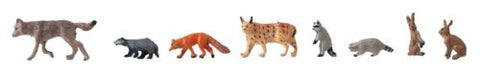 Faller 151915 HO/OO Gauge Forest Animals (8) Figure Set