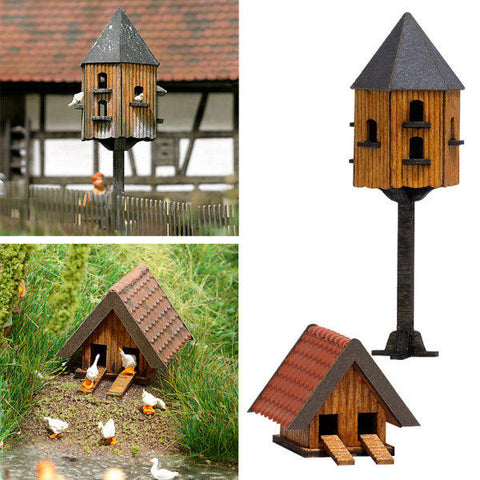 Busch 1521 HO/OO Gauge Pigeon and Duck House Kit