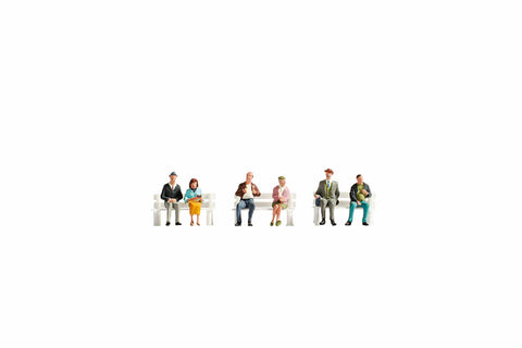 Noch 15242 HO/OO Gauge Seated Passengers (6) Figure Set