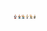 Noch 15244 HO/OO Gauge Truck Drivers (3) and Mates (3) Figure Set