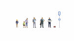 Noch 15246 HO/OO Gauge At the Bus Stop (6) Figure Set