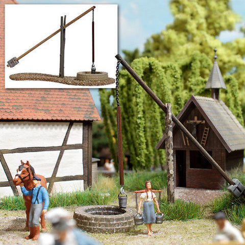 Busch 1525 HO/OO Gauge Farmyard Draw Well Kit