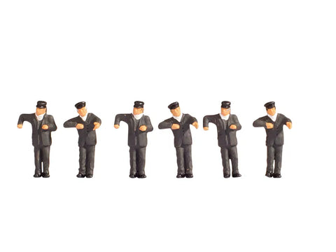 Noch 15281 HO/OO Gauge Steam Locomotive Drivers (6) Figure Set