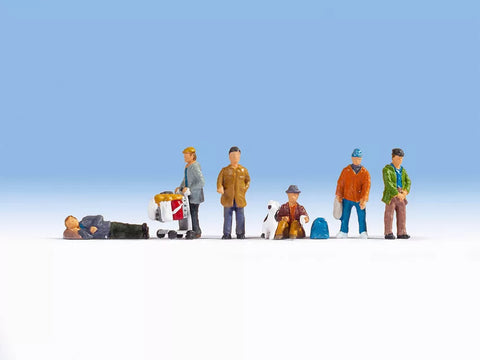 Noch 15290 HO/OO Gauge Hobos Figure Set