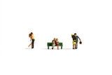 Noch 15510 HO/OO Gauge Courting Couples (3x2) with Bench Figure Set