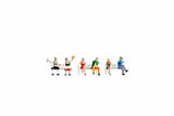 Noch 15536 HO/OO Gauge Seated People (6) Figure Set
