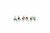 Noch 15540 HO/OO Gauge Seated People (6) Figure Set
