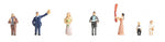 Faller 155606 N Gauge Wedding Guests Figure Set