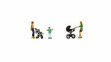 Noch 15584 HO/OO Gauge Mothers with Children and Buggies Figures