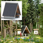 Busch 1560 HO/OO Gauge Refuge Hut Kit