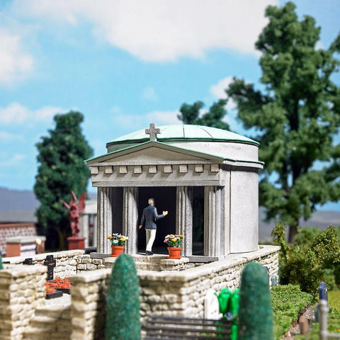 Busch 1567 HO/OO Gauge Mausoleum Kit