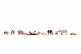 Noch 15712 HO/OO Gauge Pigs (12) Figure Set