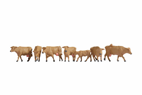 Noch 15727 HO/OO Gauge Cows (Brown)