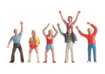 Noch 15840 HO/OO Gauge Fans Figures (6)