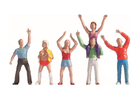 Noch 15840 HO/OO Gauge Fans Figures (6)